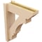 Ekena Millwork 5 1/2-in W x 16-in D x 20-in H Balboa Slat Rough Cedar Woodgrain TimberThane Outlooker, Primed Tan OUTUR055X16X20BOA24RCPR - alternate 2